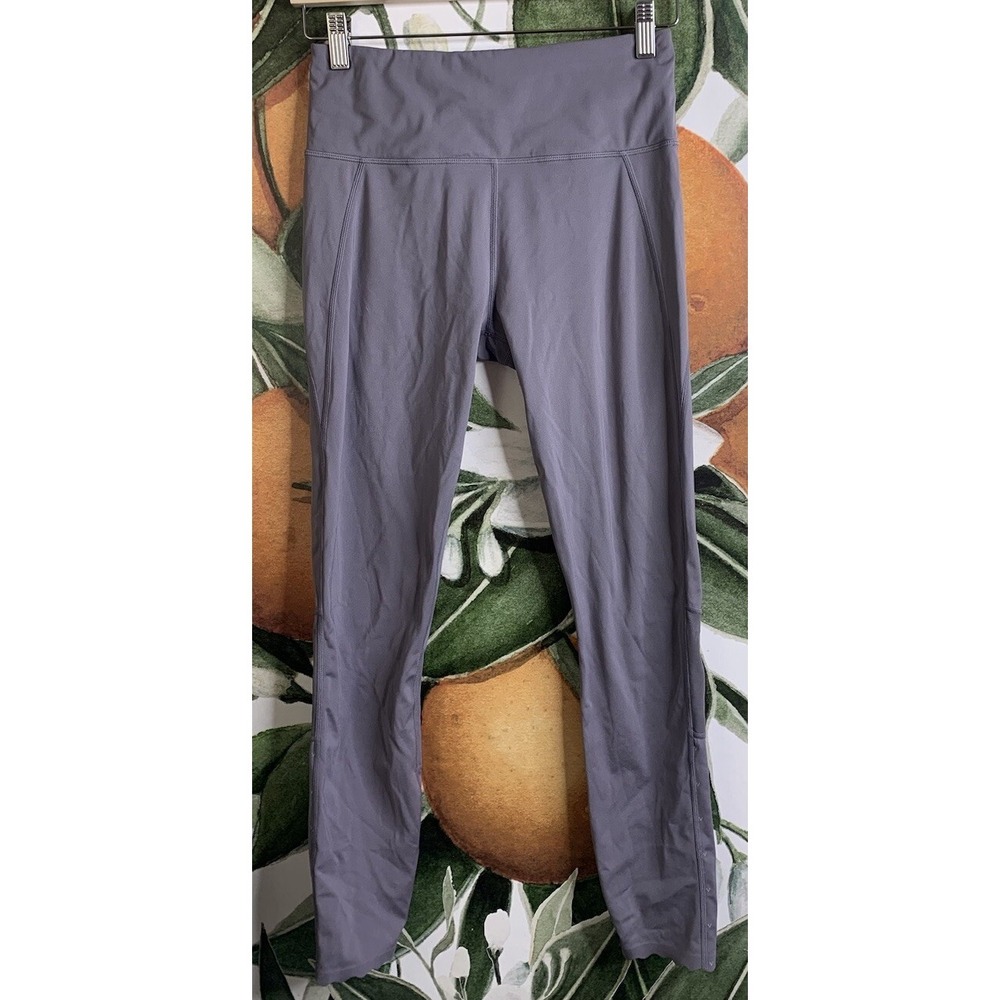 Varley Small Purple Cropped Mesh Leggings Athleisure Gym